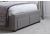 4ft6 Double Valentine Grey fabric upholstered 2 drawer storage bed frame 5